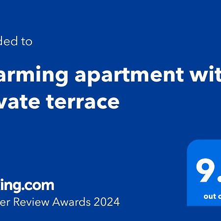 Charming Apartment With Private Terrace Бухарест Экстерьер фото